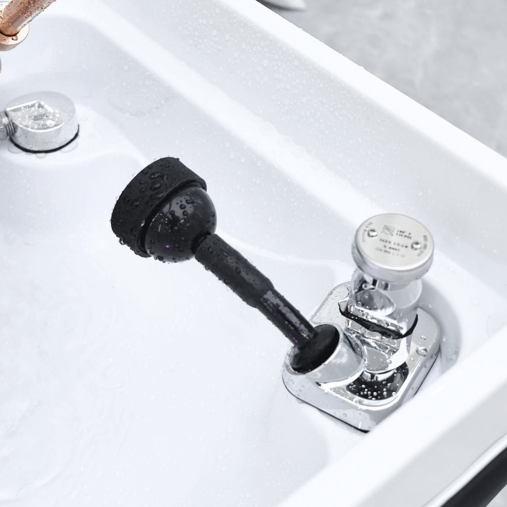 SKYE Plumbing Head Spa Kit without Bed (Black Base White Bowl) by Dermalogic