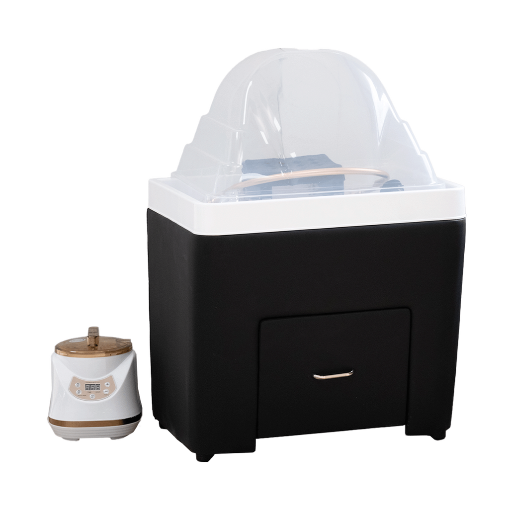 SKYE Plumbing Head Spa Kit without Bed (Black Base White Bowl) by Dermalogic